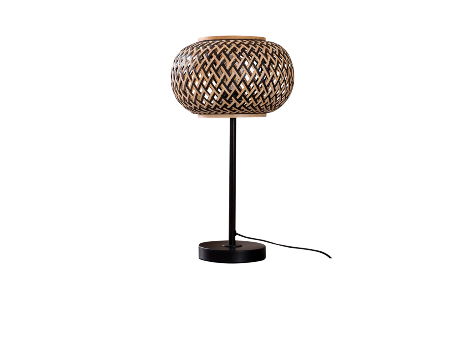 Nerys Bordslampa Black/Wood - Lindby