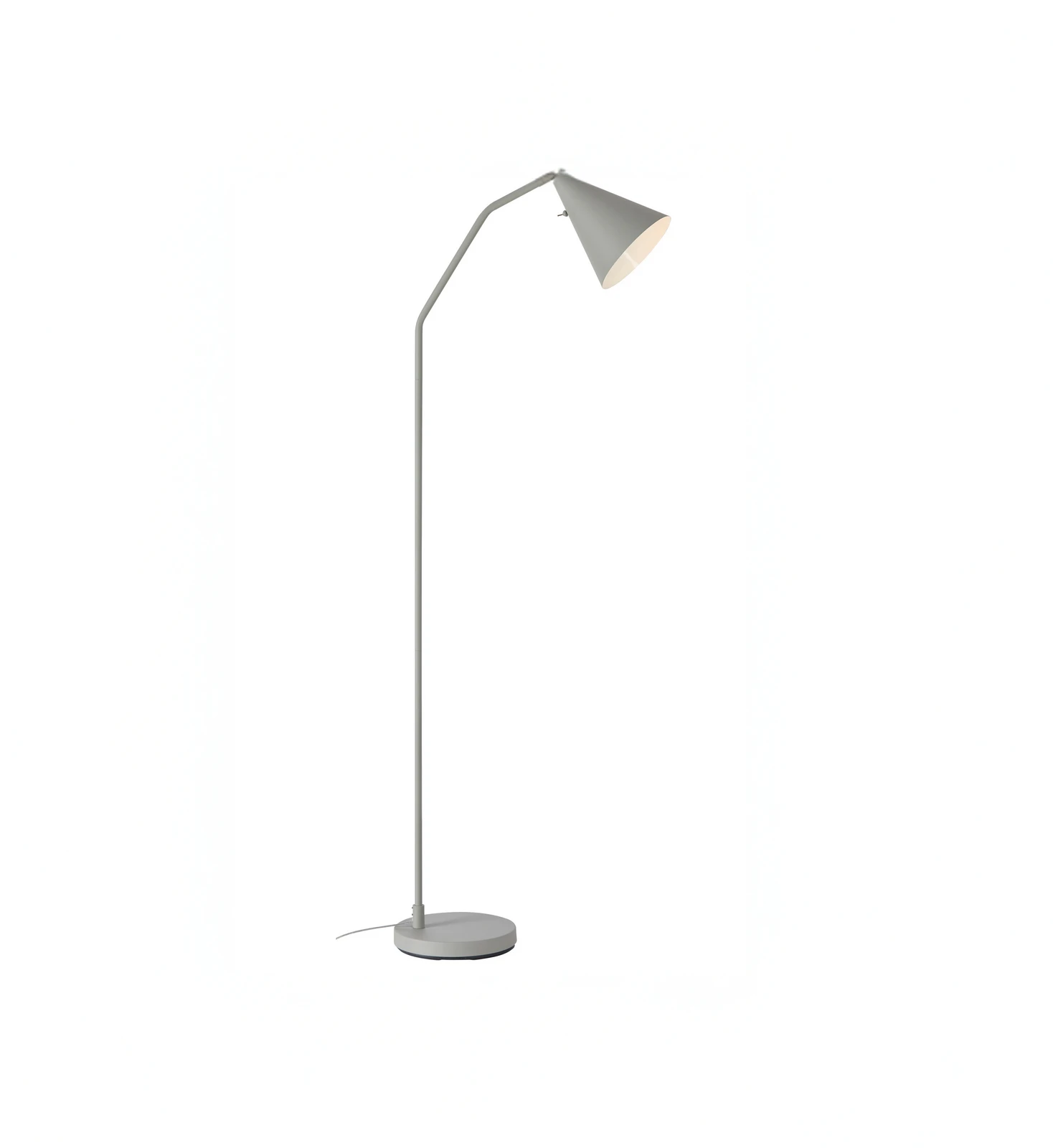 Markslöjd LED-Standleuchte Funil, grau, Metall, dimmbar