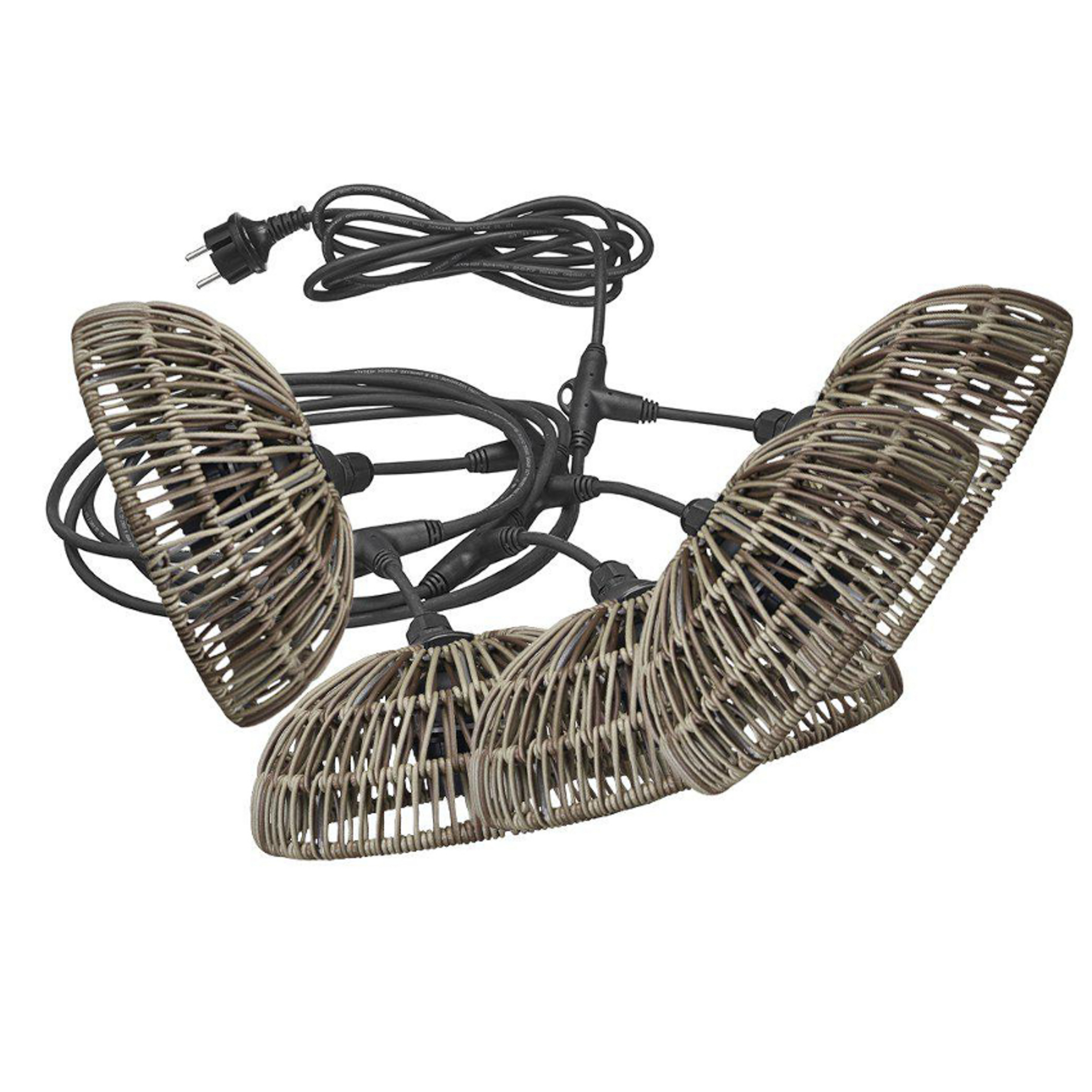 PR Home Hue guirlande extérieure noire à 5 lampes