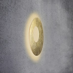 Escale Blade Open LED-Wandleuchte Blattgold