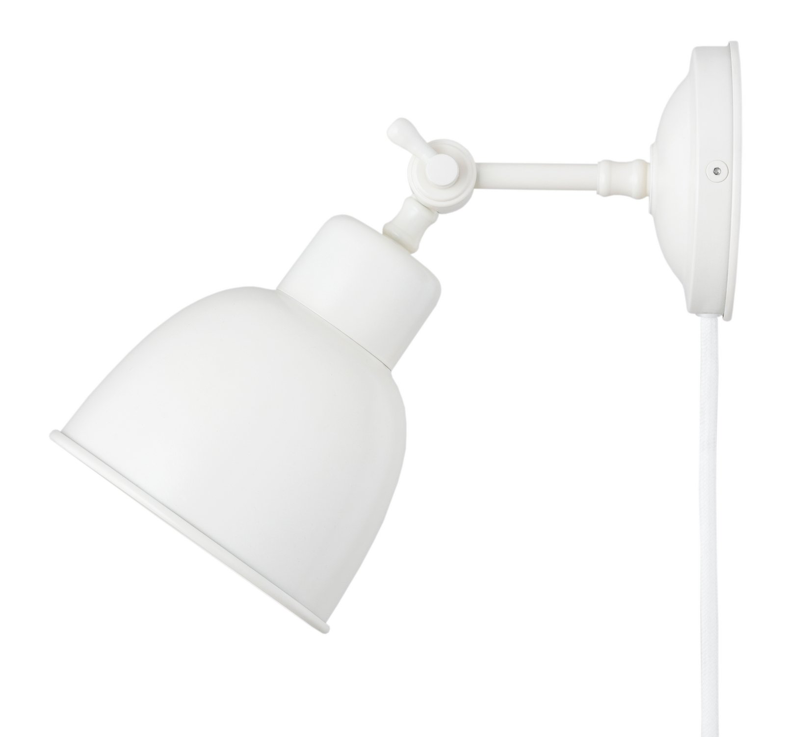 Wandleuchte Emoti, beige, 1-flammig, Stahl, Ø 10 cm