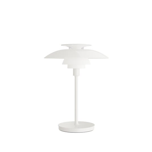 PH80 PORTABLE batteridriven bordslampa, opalvit, IP44 - Louis Poulsen