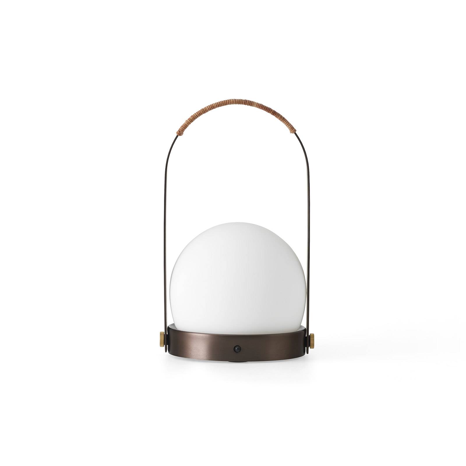 Menu Carrie table lamp rechargeable bronze/leather - Living / Dining Room - dimmable - Design - Brown