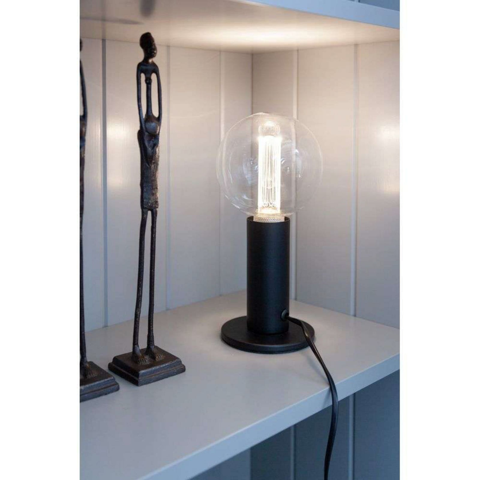 Elegance Deco Bordlampe Antique Halo Design - Stue - Metal billede
