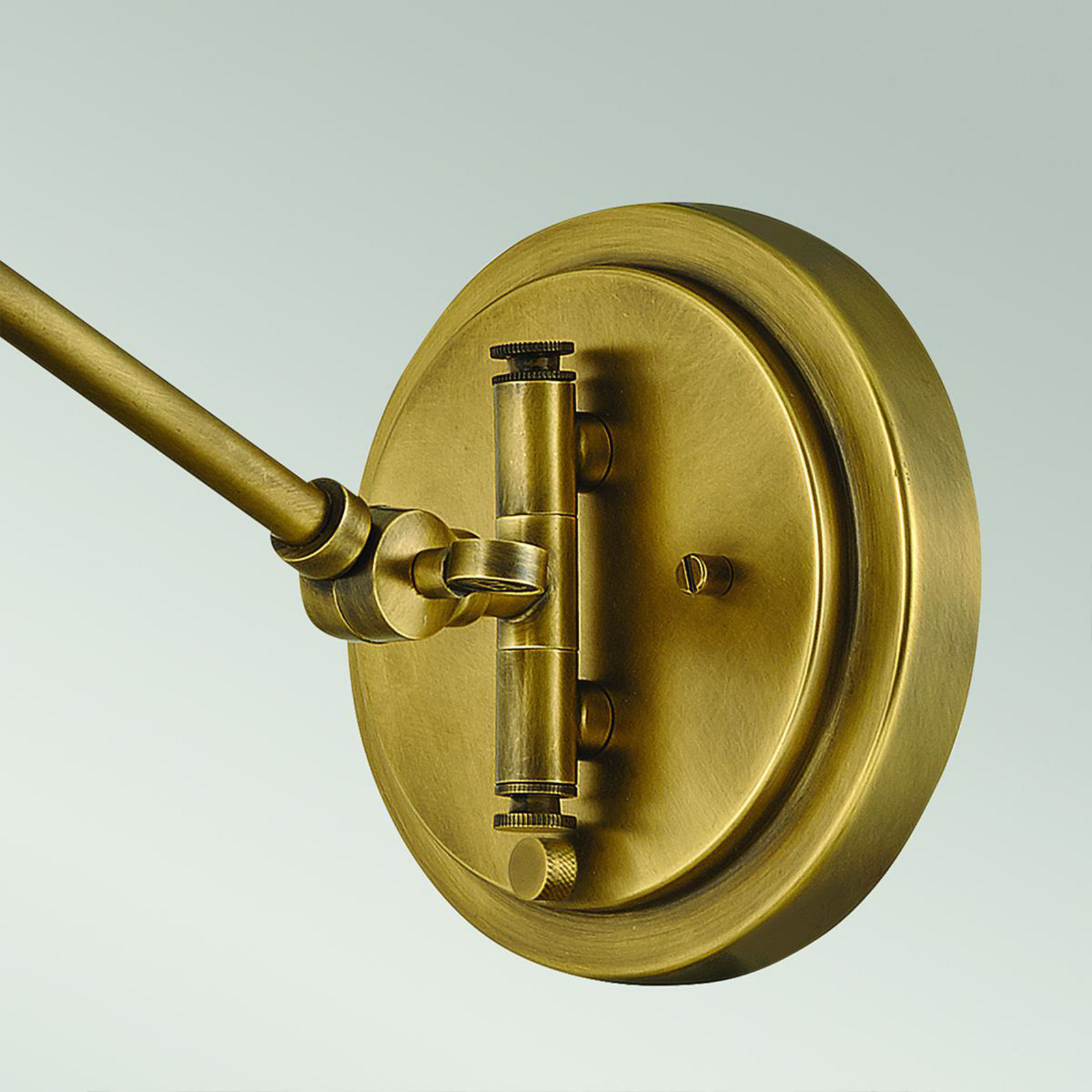 HINKLEY Aplică de perete Arti culoare alamă/natur ratan oțel - Camera de zi / sufragerie - alamă ratan natural - Lemn