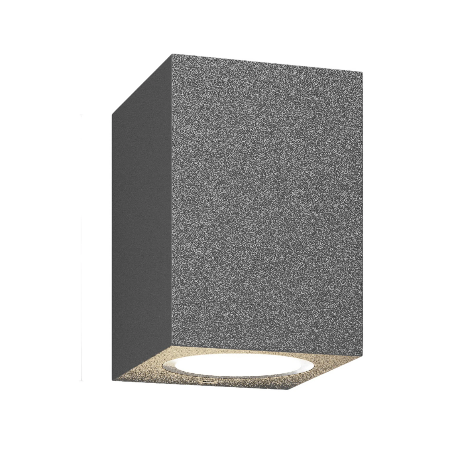 Lucande Außenwandleuchte Xava, Downlight, anthrazit, GU10