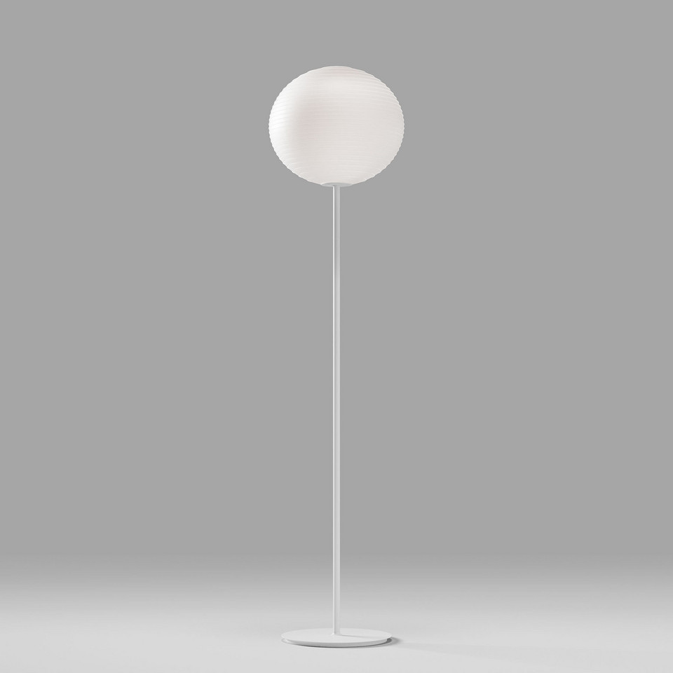 Rotaliana Flow F1 golvlampa, vit från Rotaliana