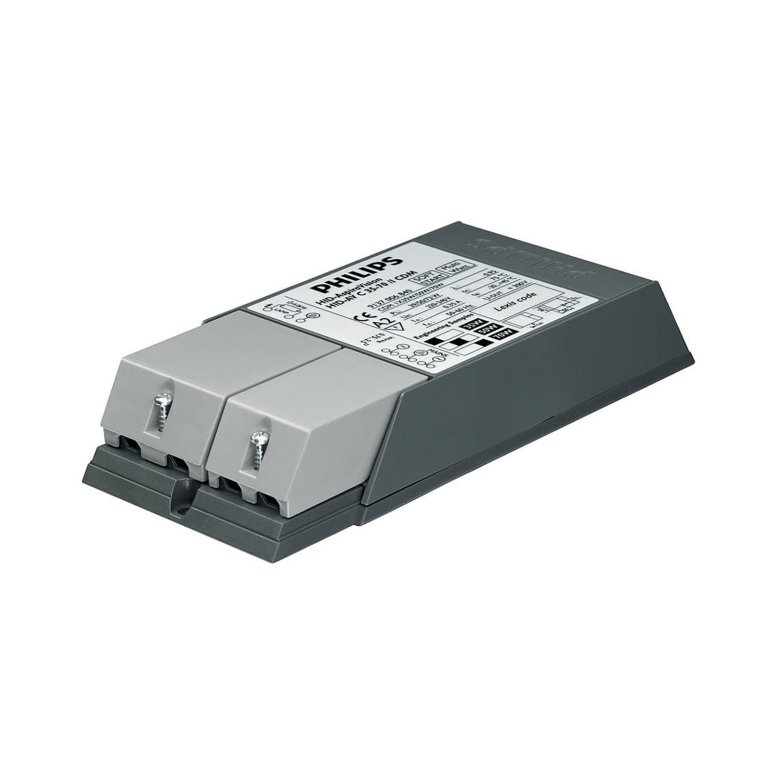 PHILIPS HID-AspiraVision Compact ballast MW 35-70W, L: 18.9 cm, W: 8.4 cm, H: 3.5 cm