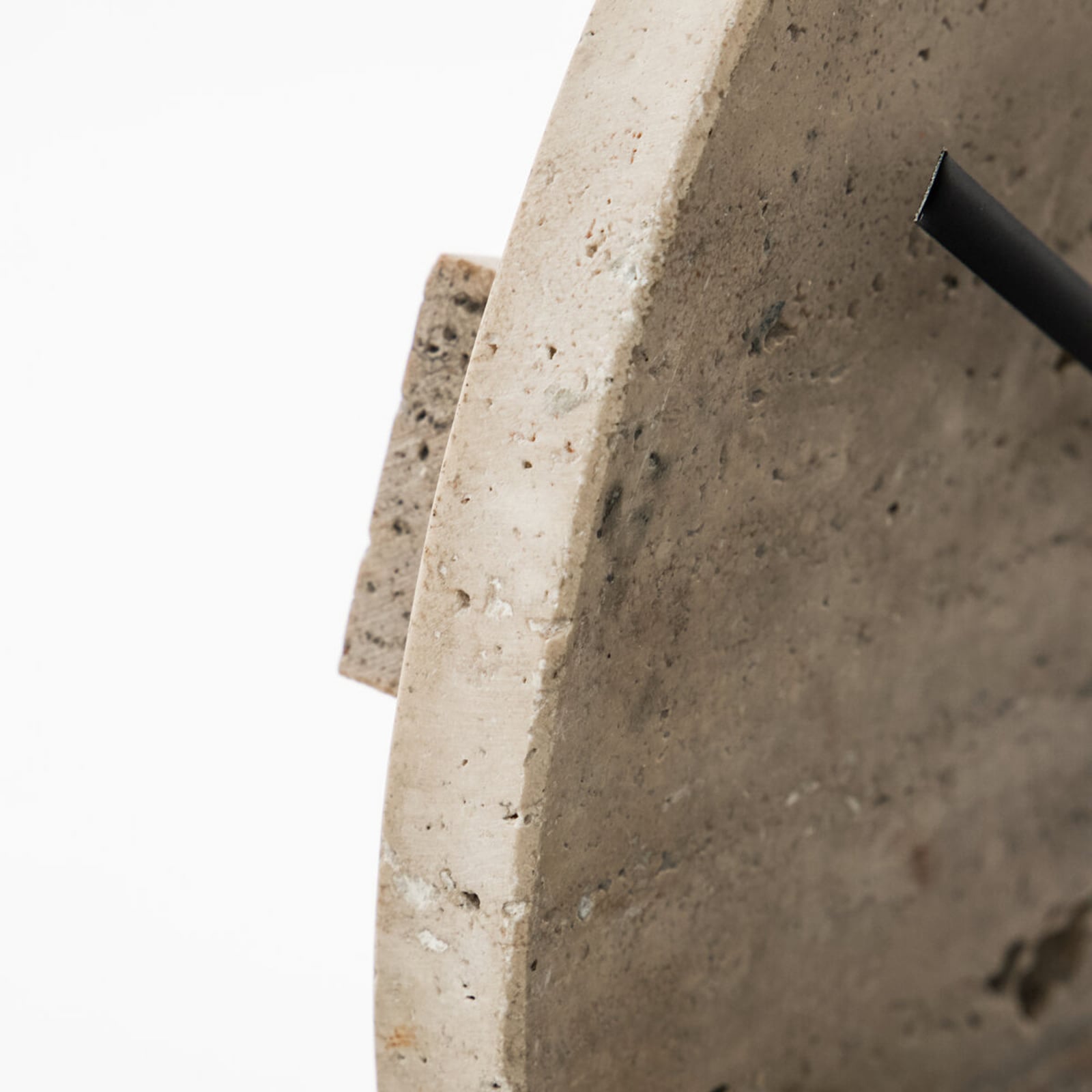 Orologio da parete HDLoko, grigio travertino, Ø 25 cm - House Doctor