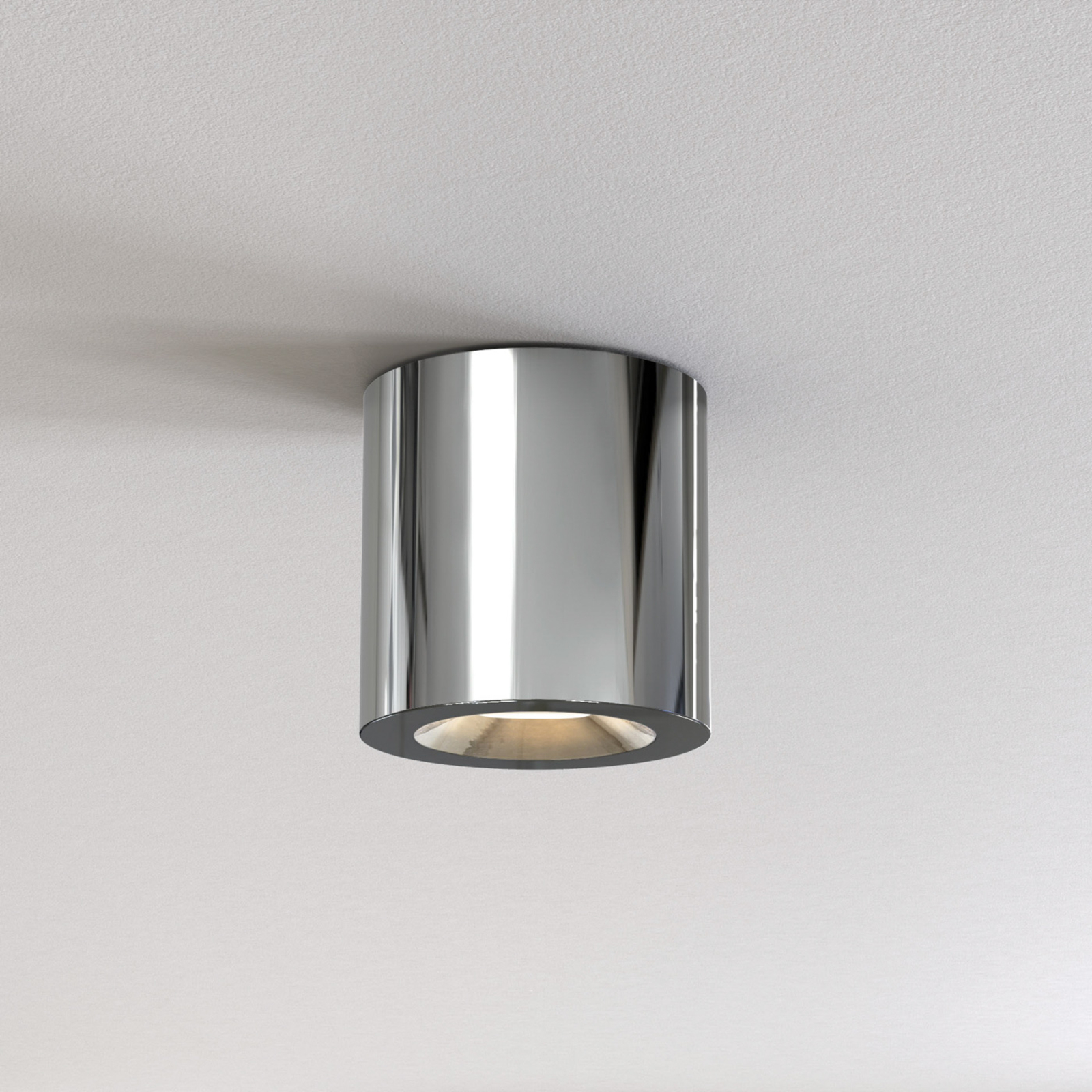Astro Kos II takspot, rund, 8,5 cm, krom - dimbar - moderne spotter i tak - takspot Stue / spisestue - metall, aluminium