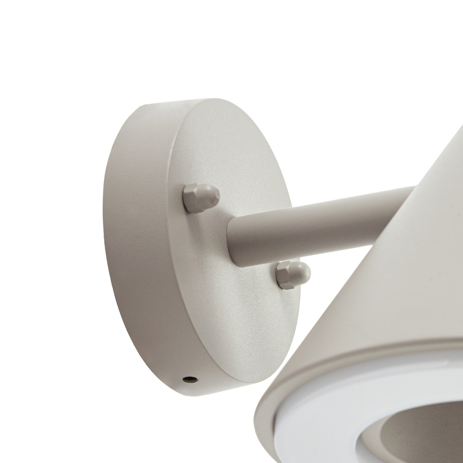 Lindby LED-stenna svetilka za zunanjo uporabo Soran, siva, kovina, IP44