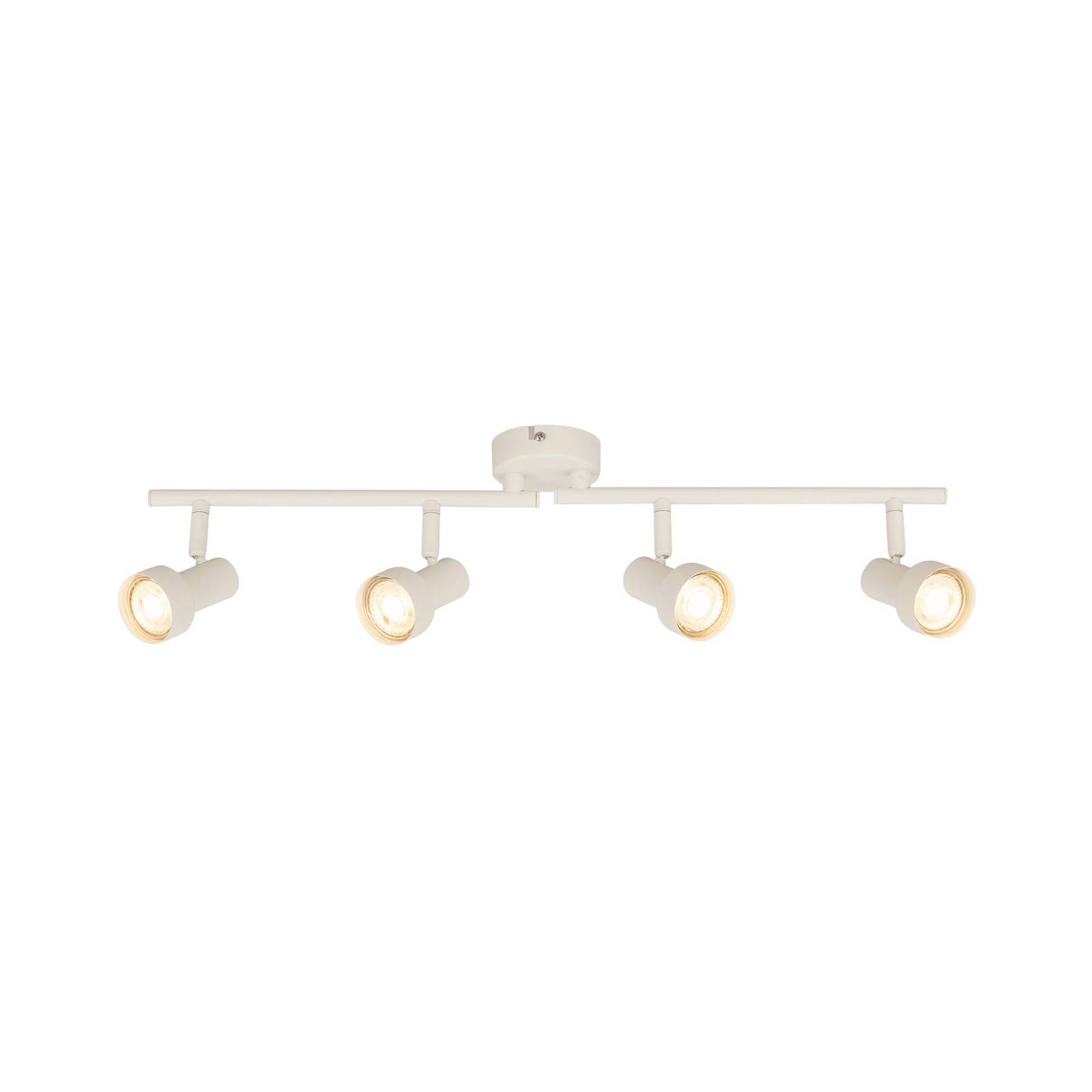 Deckenstrahler Tapp, weiß, Länge 61 cm, 4-flg., Metall, GU10