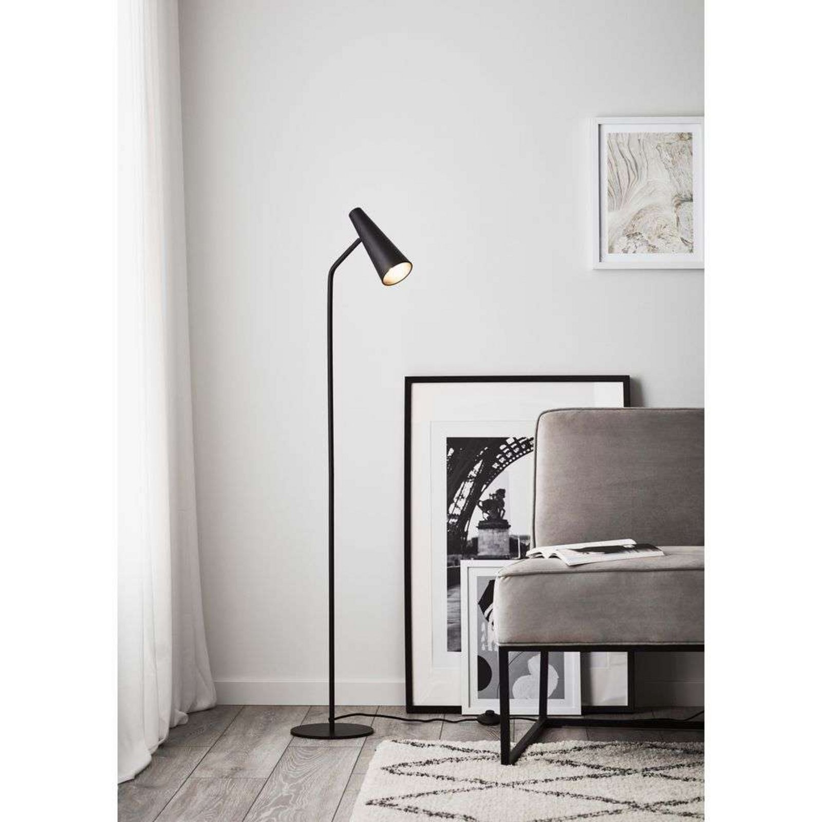 Peak Floor Lamp Black - Markslöjd