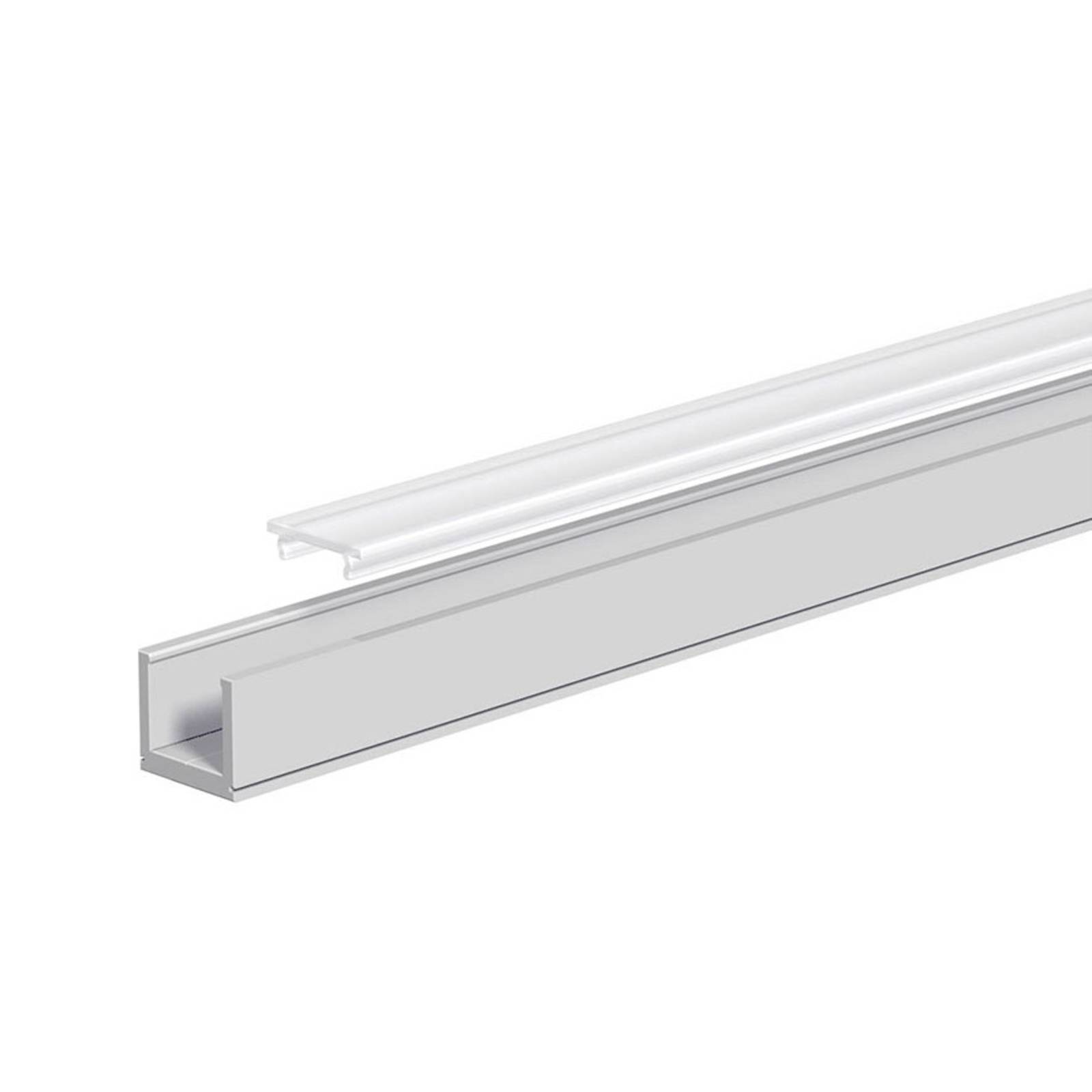 EVN Apple6 alu profile 200cm, U-profile, narrow - Silver