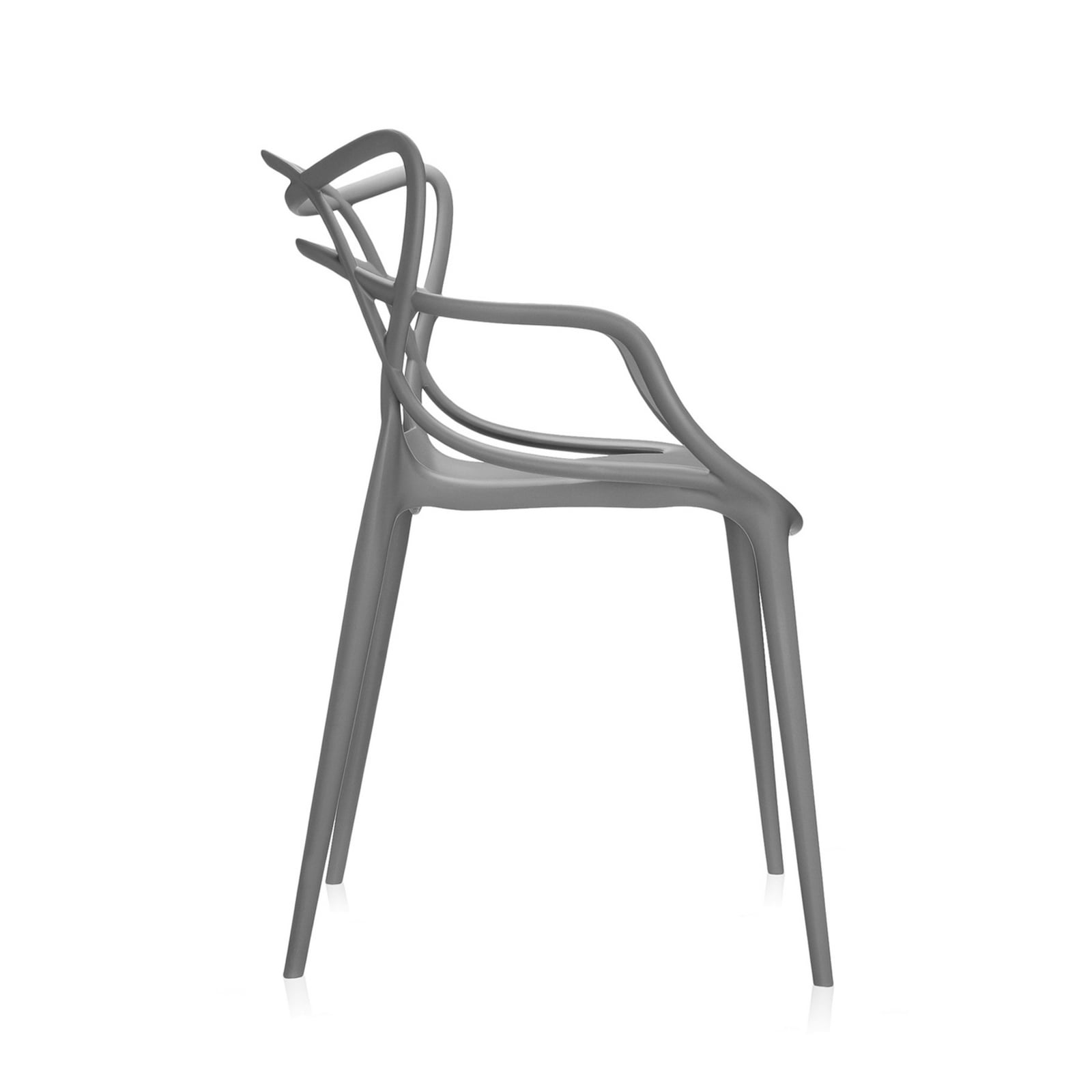 Masters chair, grey, height 83 cm - Kartell