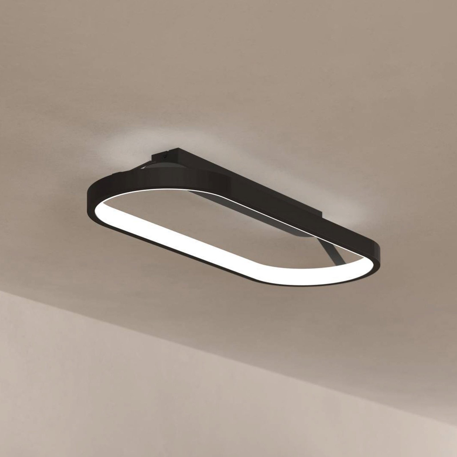 Codriales LED ceiling light, black