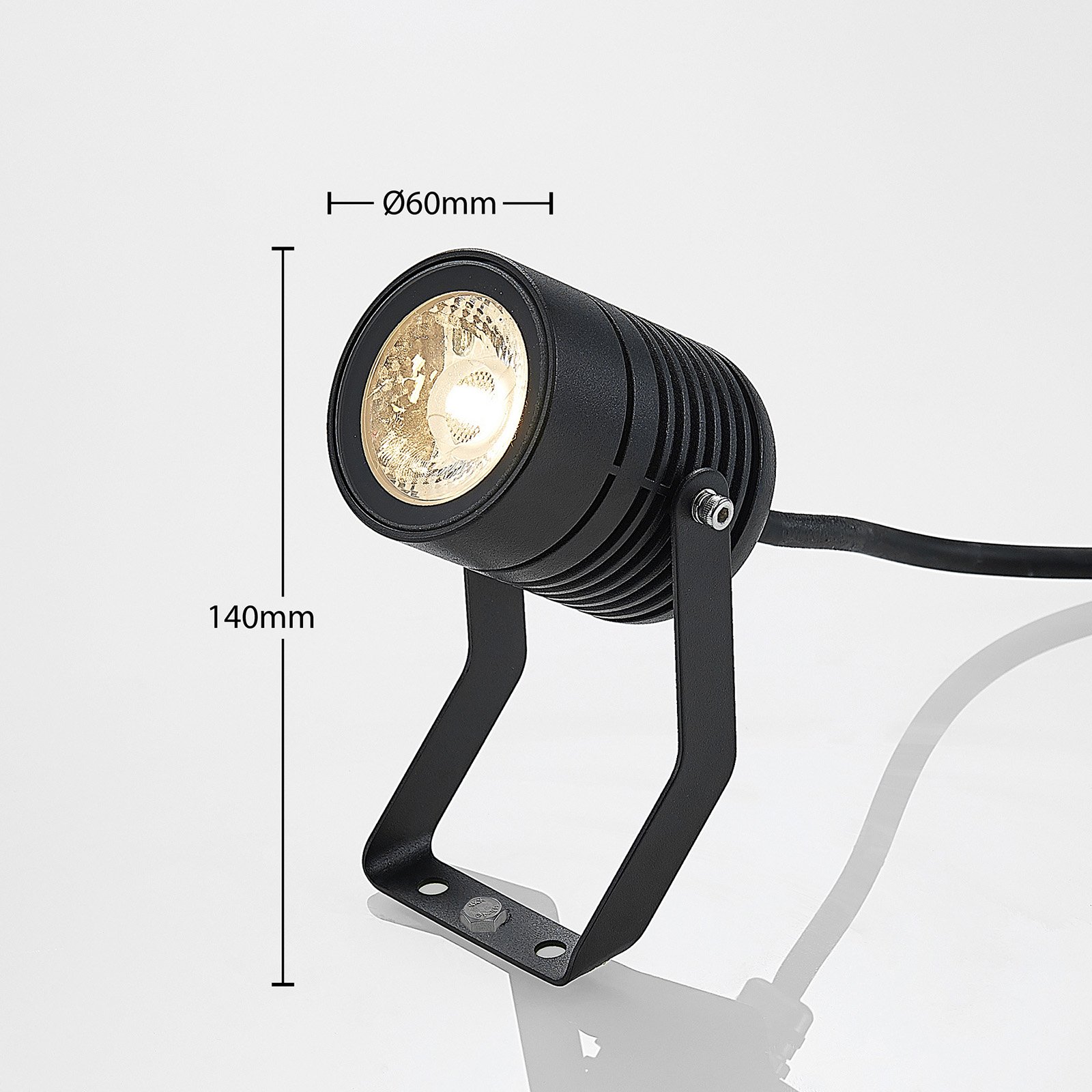Maris LED Spot d'Extérieur w/Spike IP65 Black - Lindby