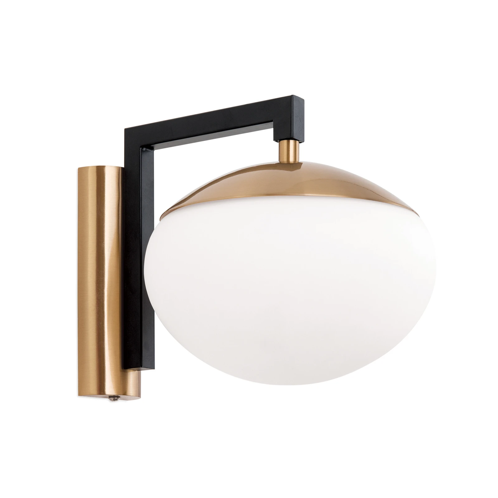 Wandleuchte Josephine mit Schirm aus Glas