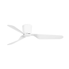 Ventilador de techo Pemba L, motor de corriente continua, blanco