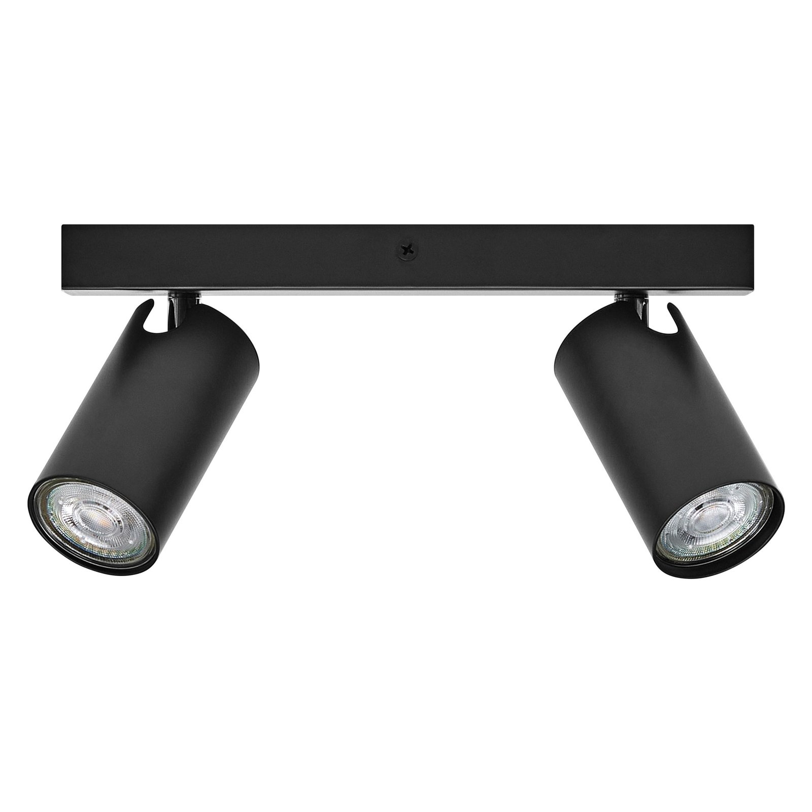 LEDVANCE Octagon LED-spotlight, dæmpbar, to lamper, sort