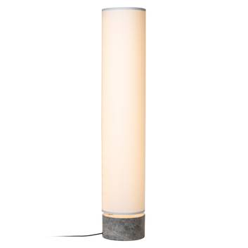 GUBI Unbound lámpara de pie LED, lino blanco