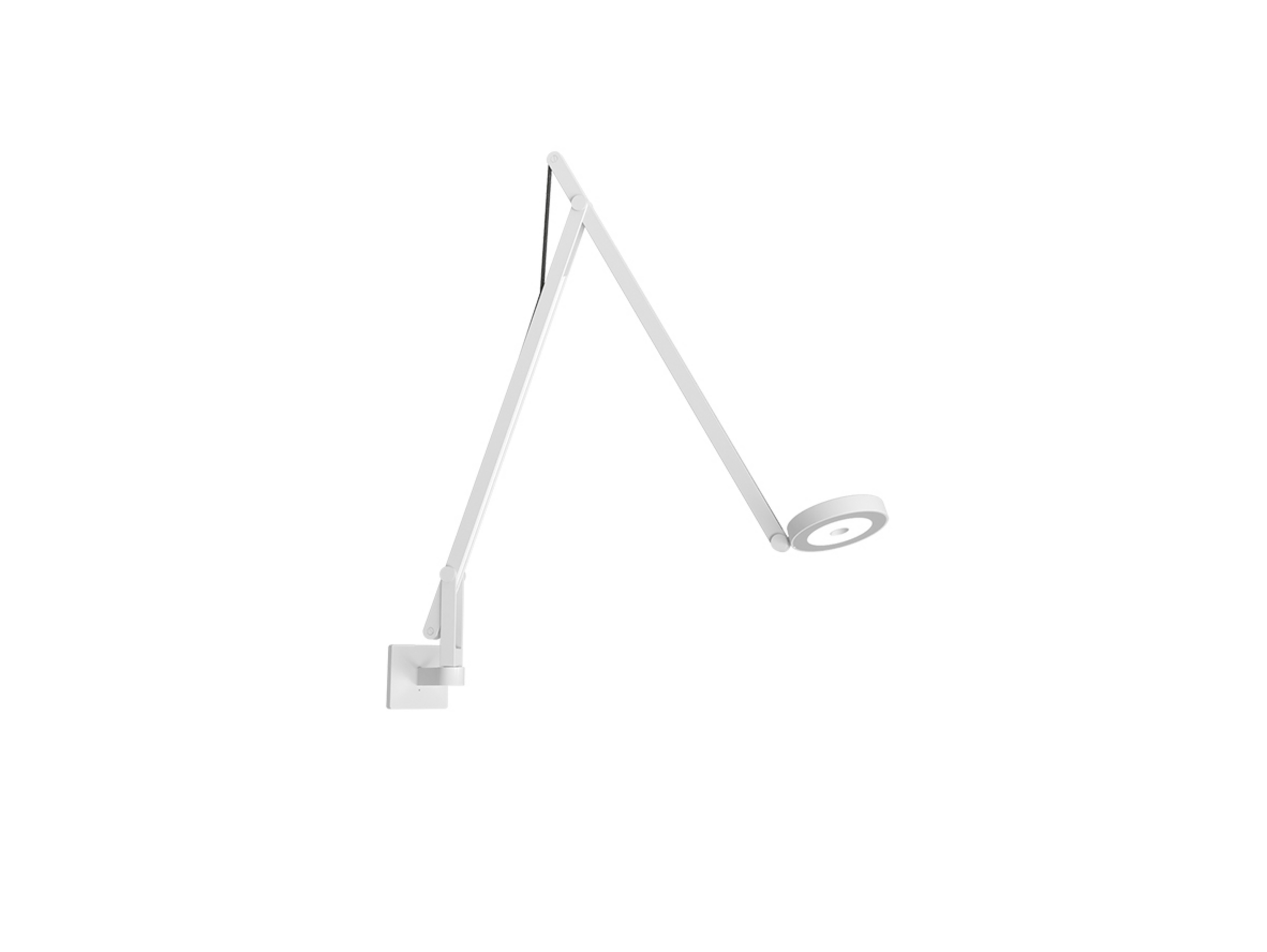 String W1 Wandlamp DTW Matt White/Black - Rotaliana