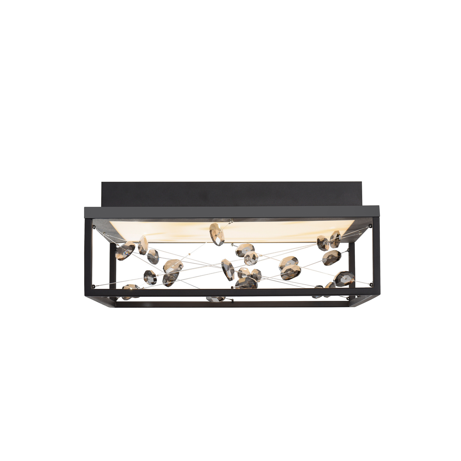 LED lubų šviestuvas „SKINA“, juodos spalvos, 40 cm, CCT, su nuotolinio valdymo LED lubų šviestuvas „SKINA“, juodos spalvos, 40 cm, CCT, su nuotolinio valdymo