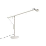 Fifty-Fifty LED-skrivebordslampe, grå, 45 cm, dimbar – HAY