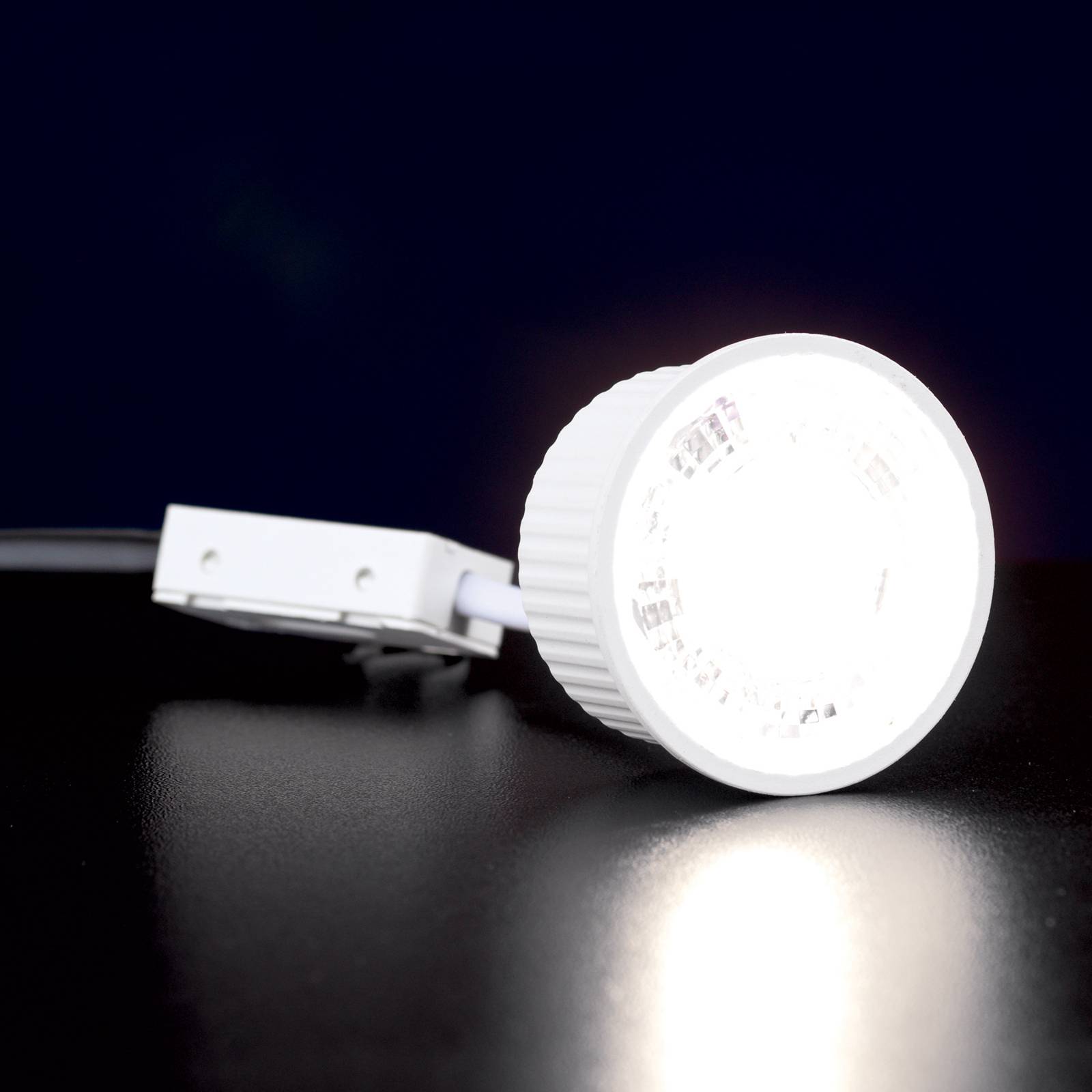 E-shop Modul LED, GU10, zapustený, 4,9 W, 3 000 K, 410 lm, stmievateľný