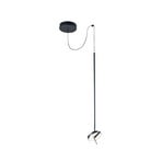 LEDS-C4 LED hanglamp Invisible Single, zwart, aluminium