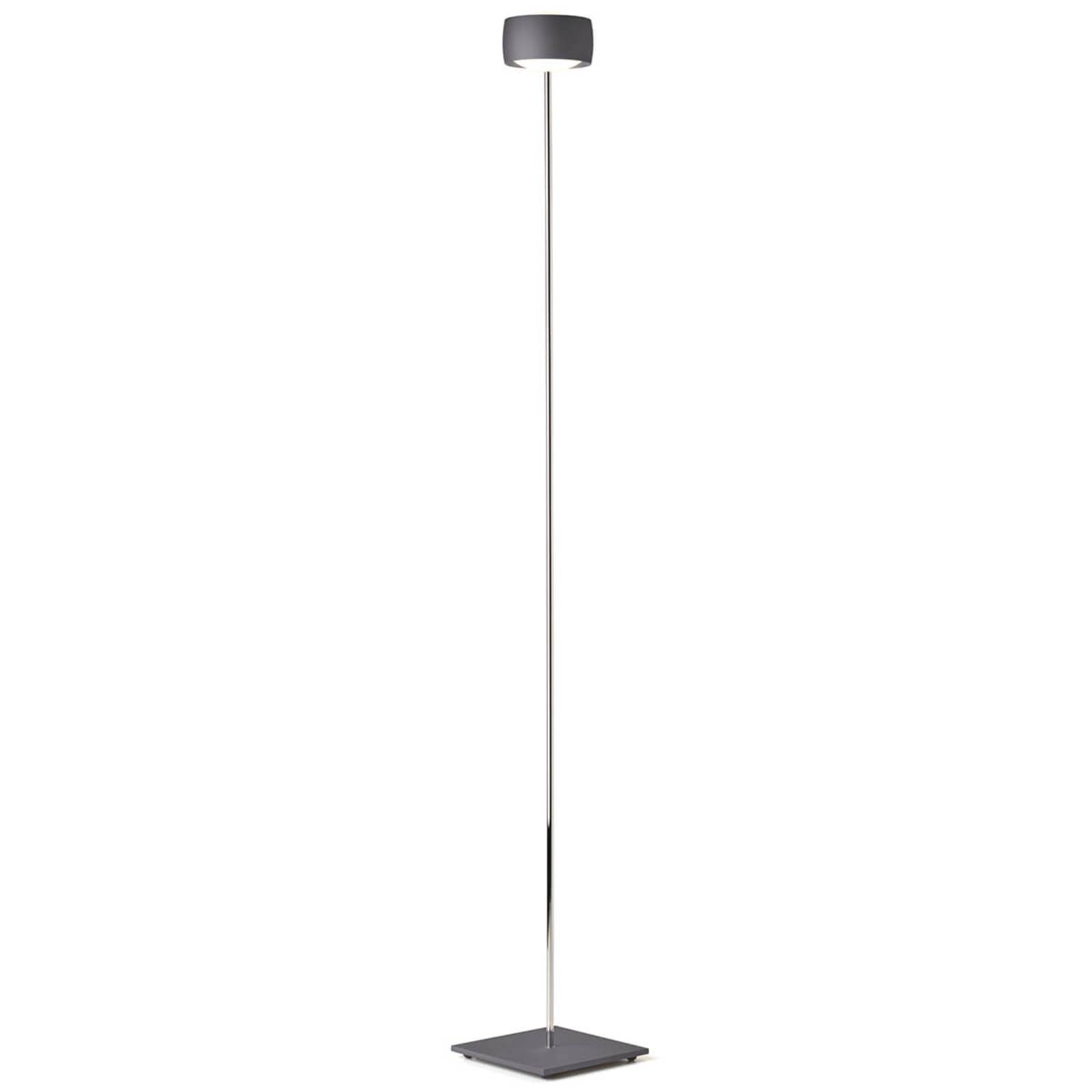LED floor lamp Grace with gesture control, grey