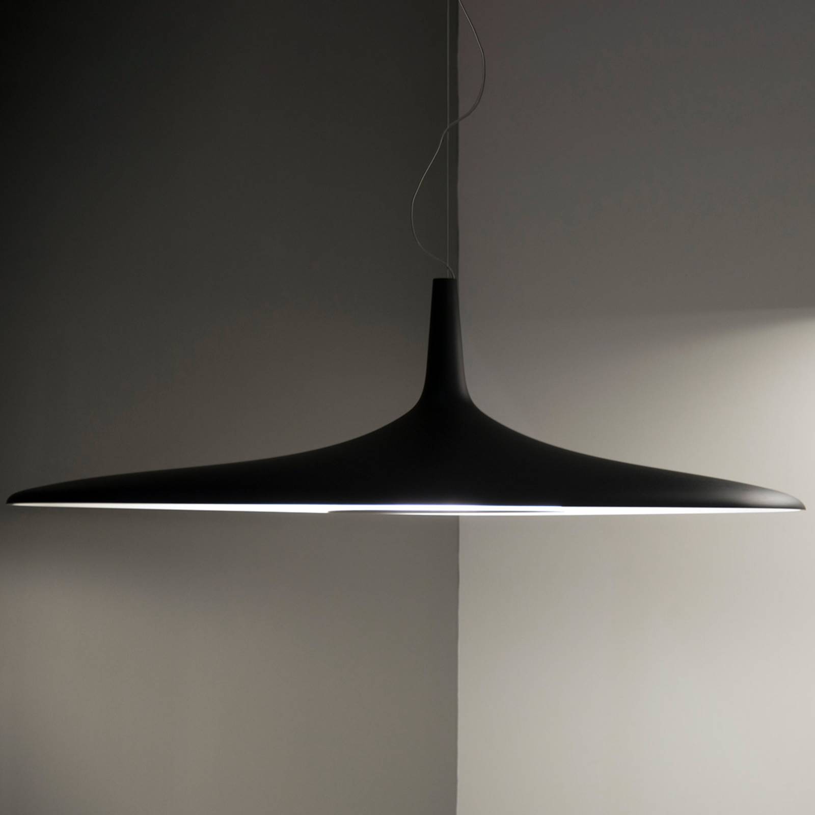 Futurystyczna lampa wisząca LED Soleil Noir