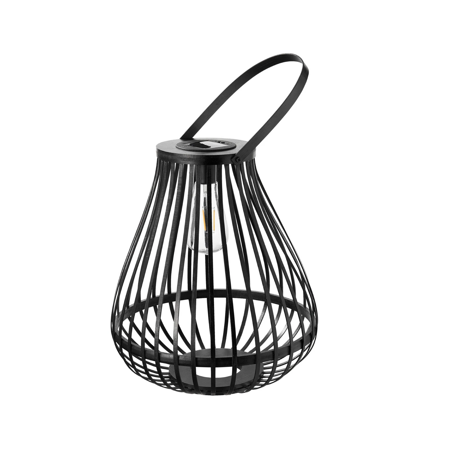 Solárna stolná lampa Pauleen LED SUNSHINE SPARK, čierna, 34 cm, IP44