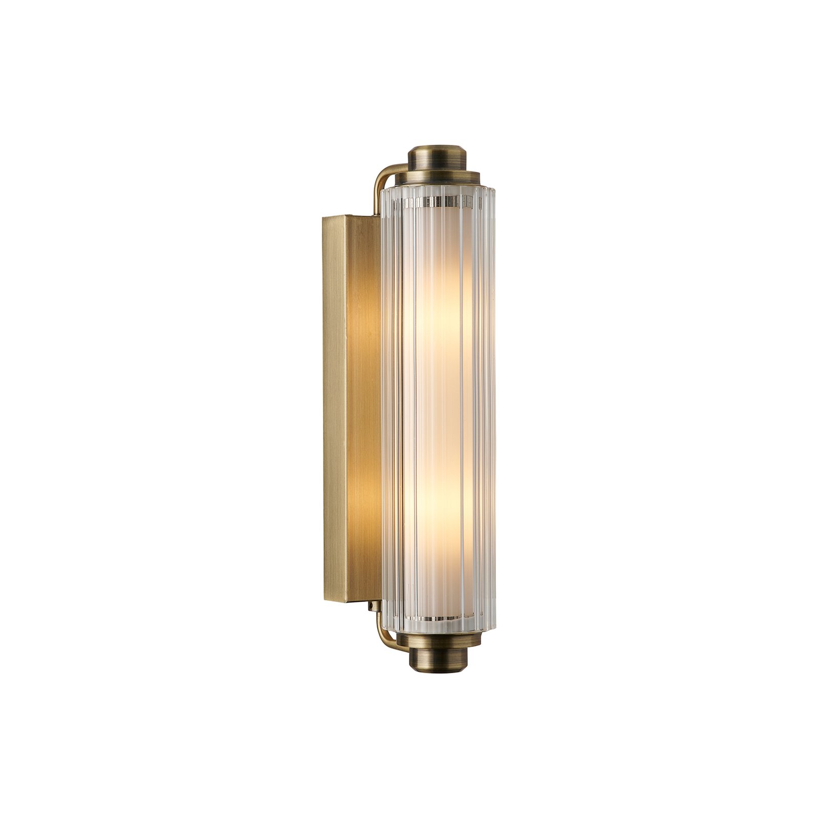 Nimal Double Aplică de perete, alamă, IP44, plastic, metal - Nordlux