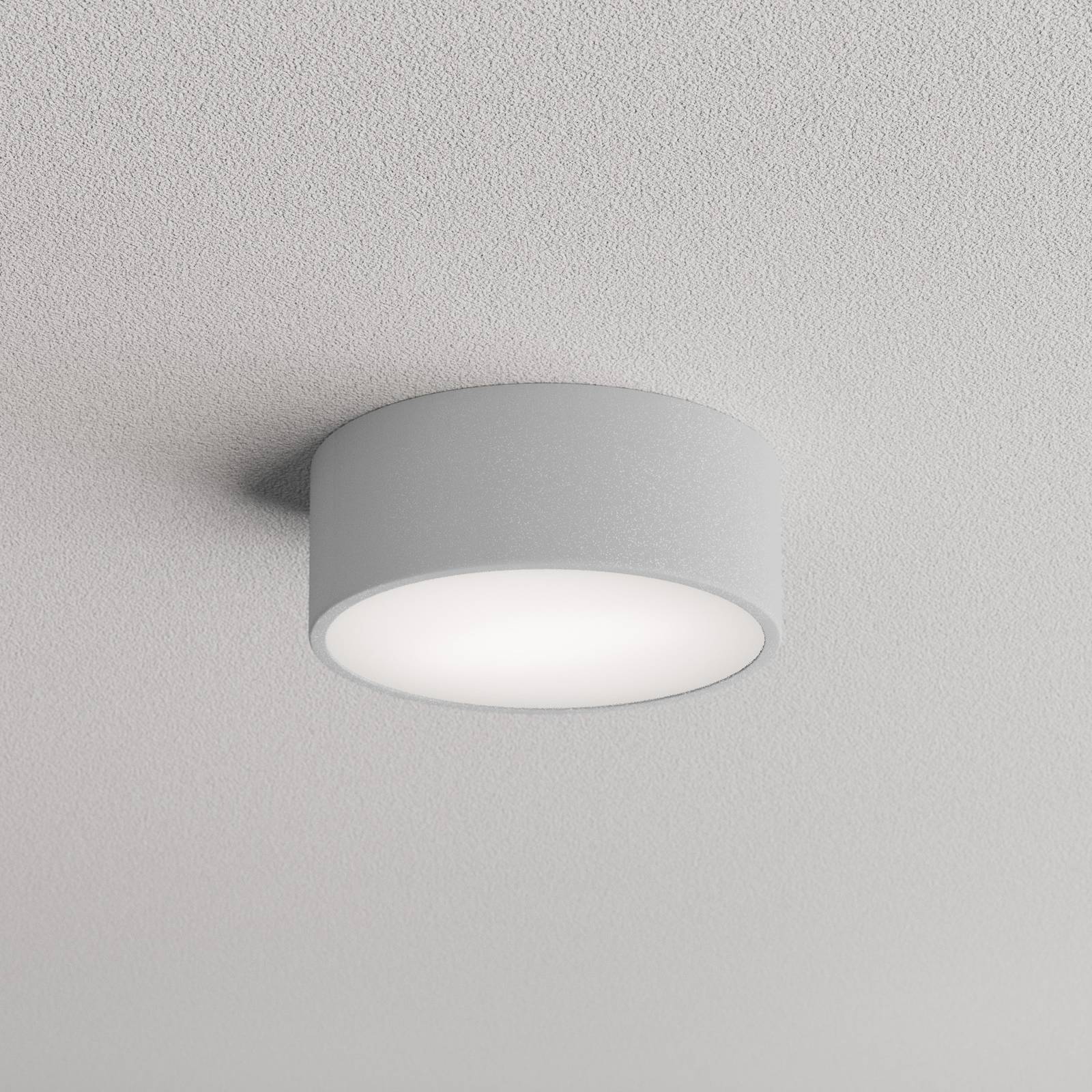 Deckenlampe Cleo 200, grau, Sensor, IP20, Ø 20 cm, E27 günstig online kaufen
