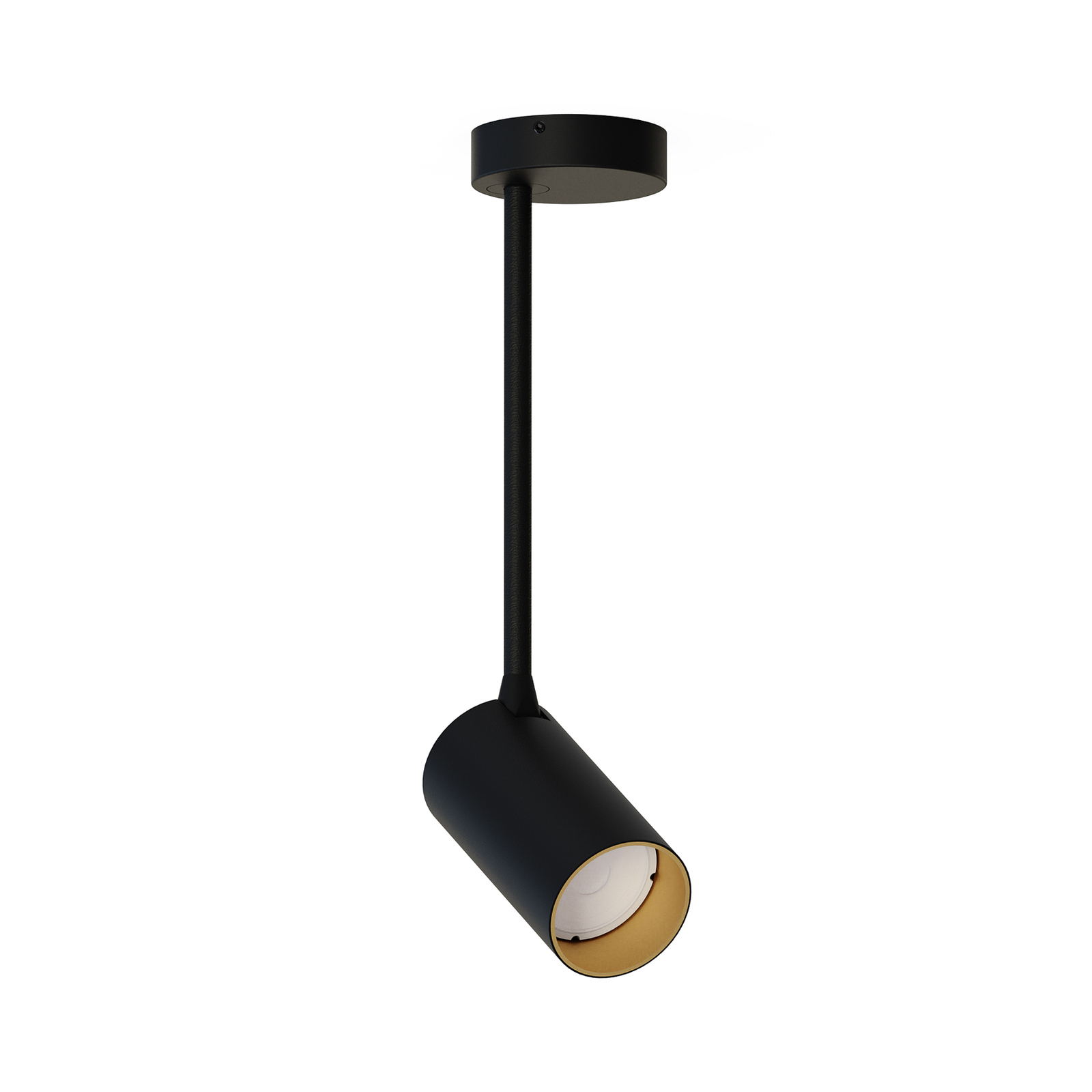Deckenstrahler Mono Long S schwarz/gold