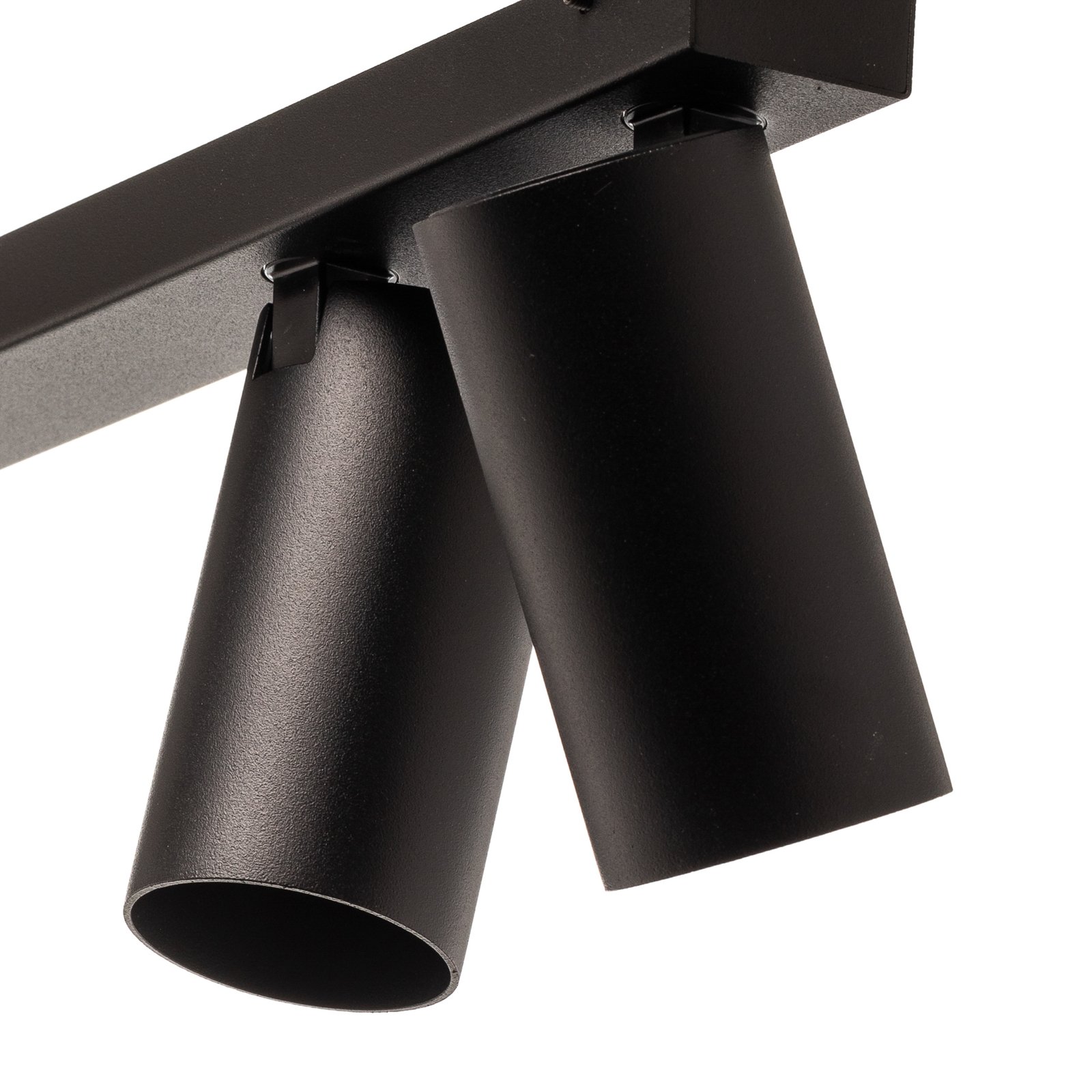 Takspotlight Mono VI i svart, 6 lampor