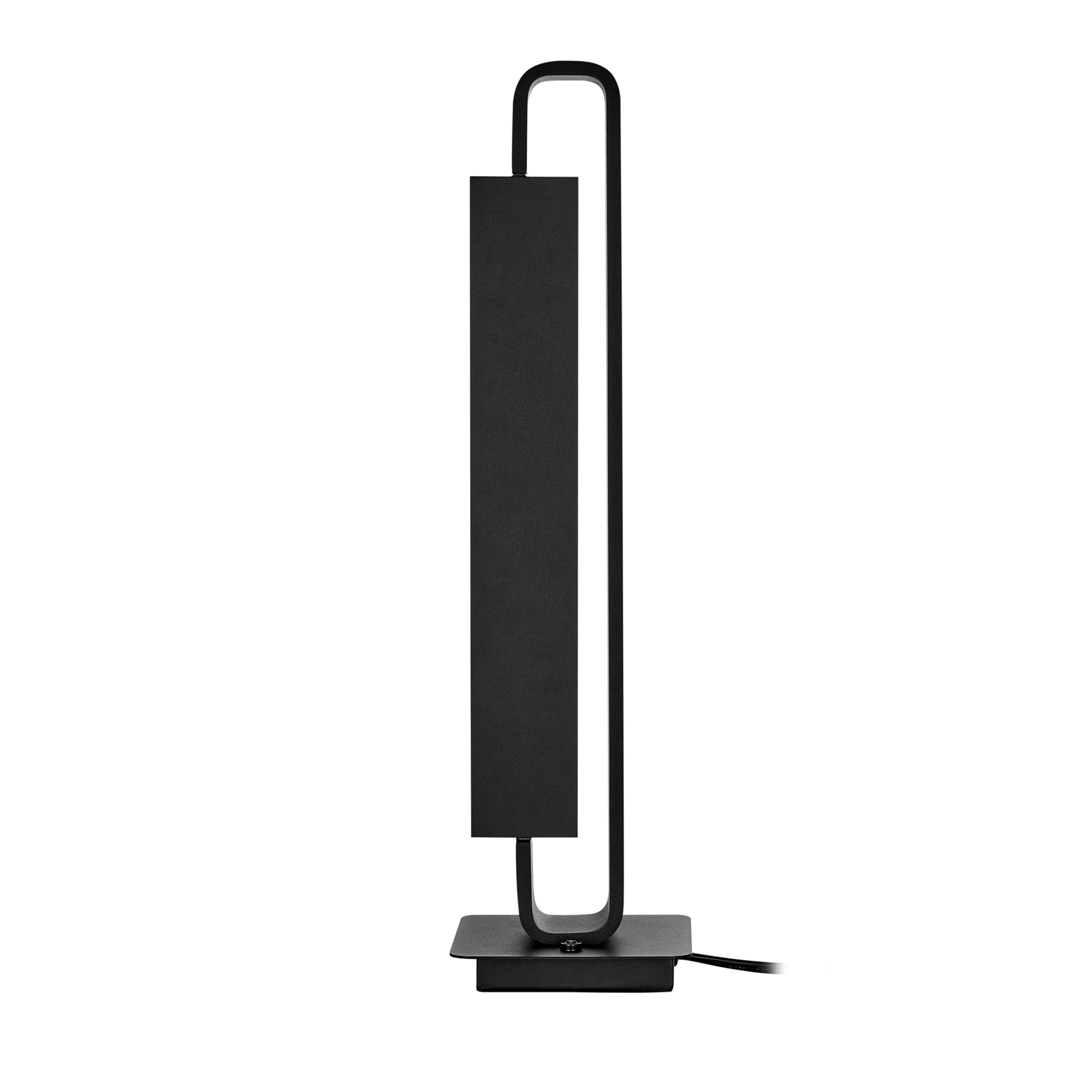 Box LED table lamp, rotatable, black