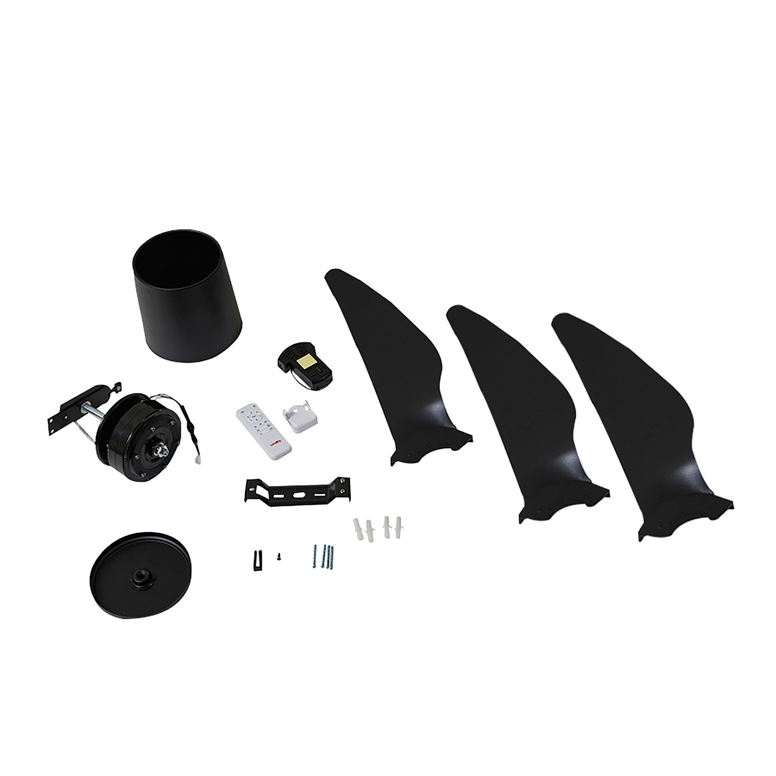 Aulo Deckenventilator Ø 123 cm schwarz leise DC - Lindby