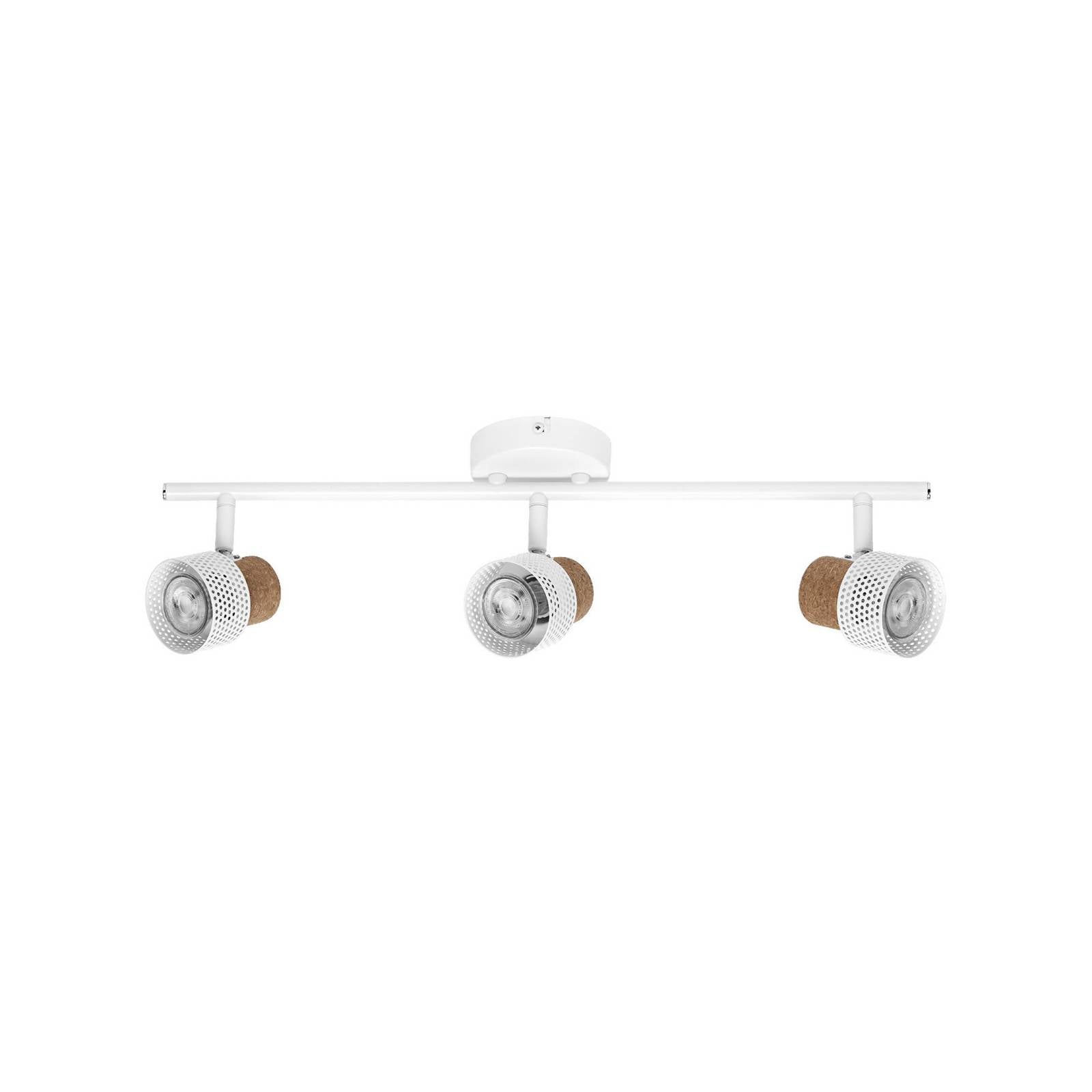OSRAM Deckenstrahler CORK, weiß, 3 Spots, GU10-LED, 927, dim