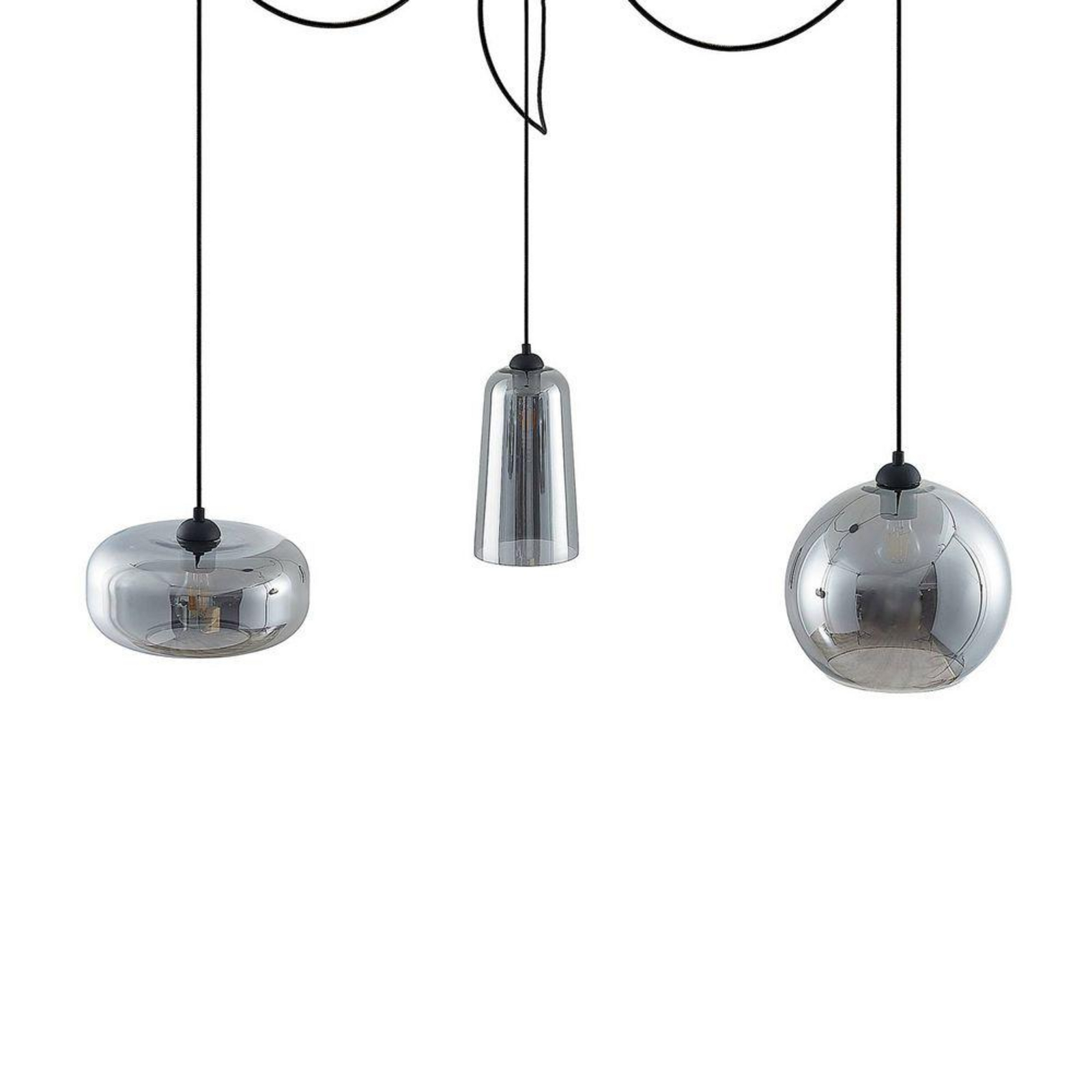 Zyli 3 Hanglamp Smoke - Lucande