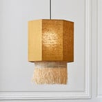 MARKET SET Marrakech pendant light, 38x54cm, curry