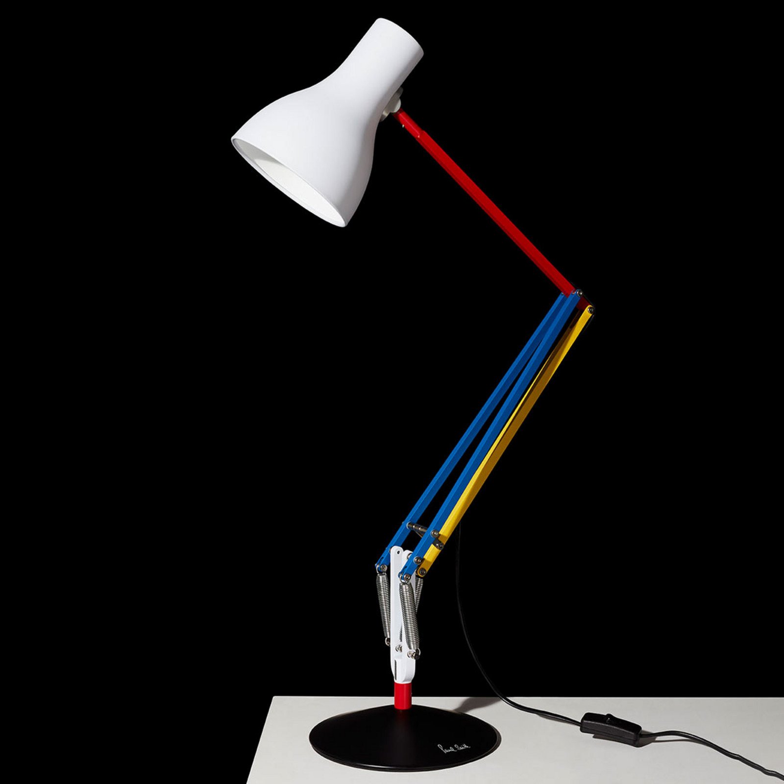 Anglepoise Type 75 Paul Smith Edition 3 lampă masă - Studiu / Birou - design - colorat alb - Metal