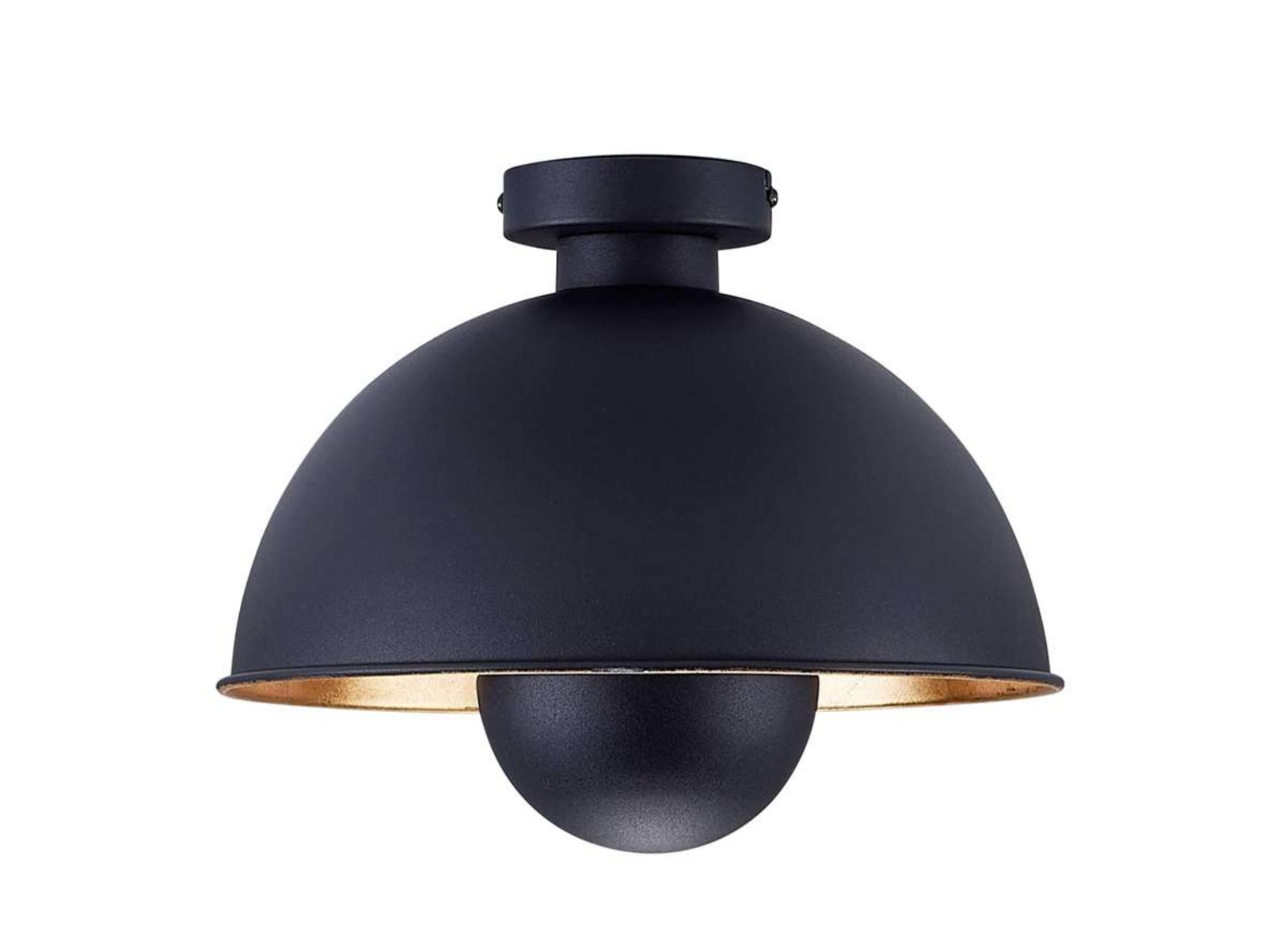 Lya Ceiling Lamp Ø31 Black/Gold - Lindby