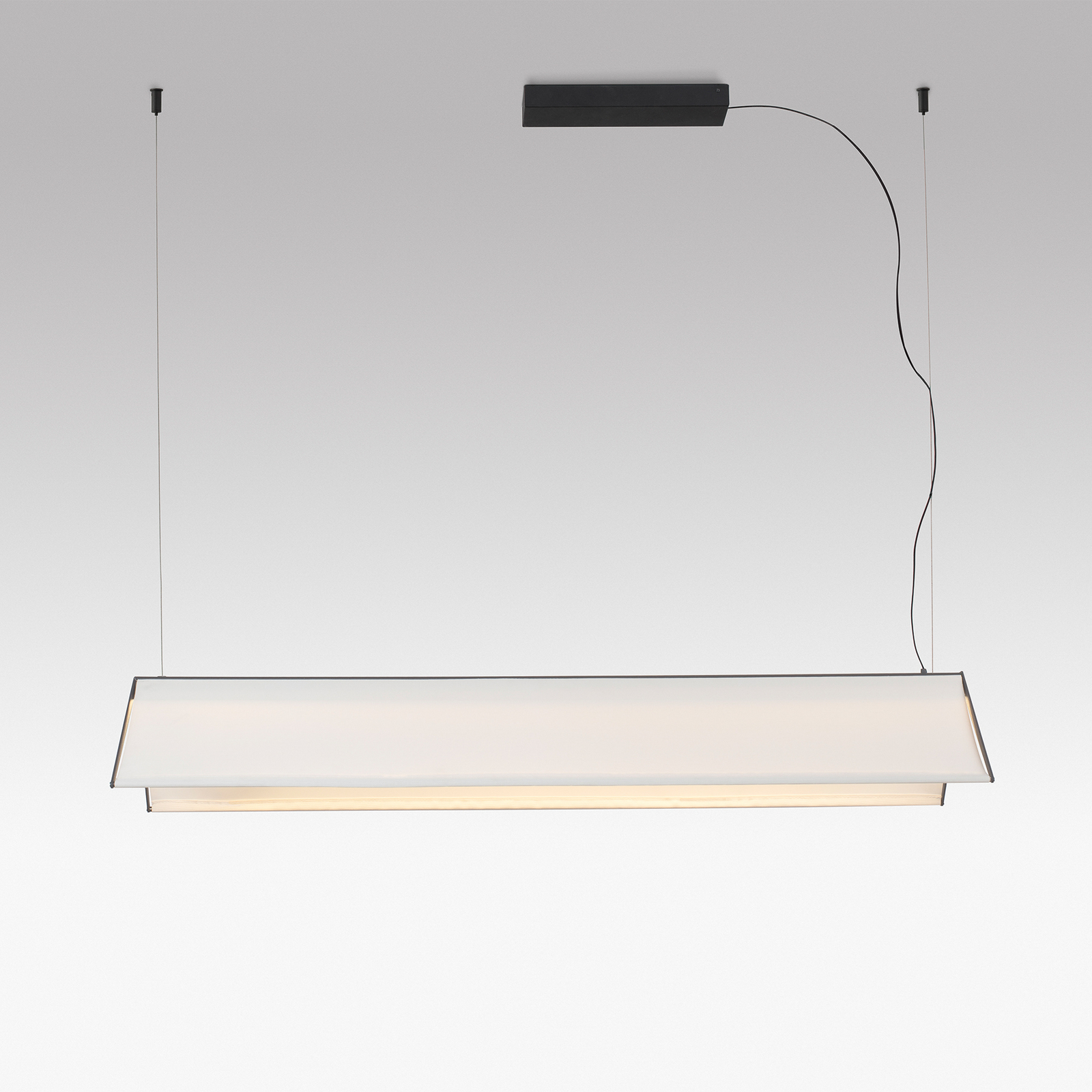Ludovico Surface LED pendant light, 115 cm, white