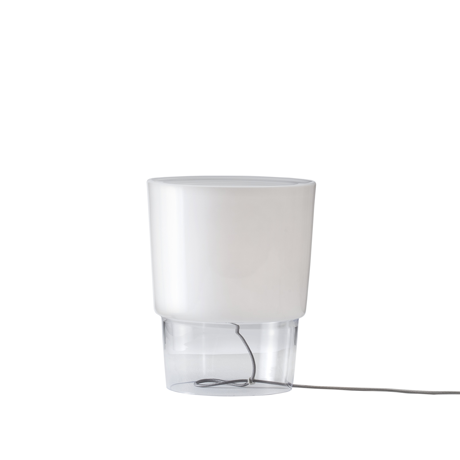 Prandina Vestale T3 lámpara de mesa blanca/clara