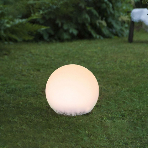 LED-Solar-Kugel Globy mit Erdspieß