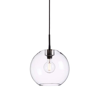 Gloria Suspension Ø320 Noir/Verre Clair - Belid