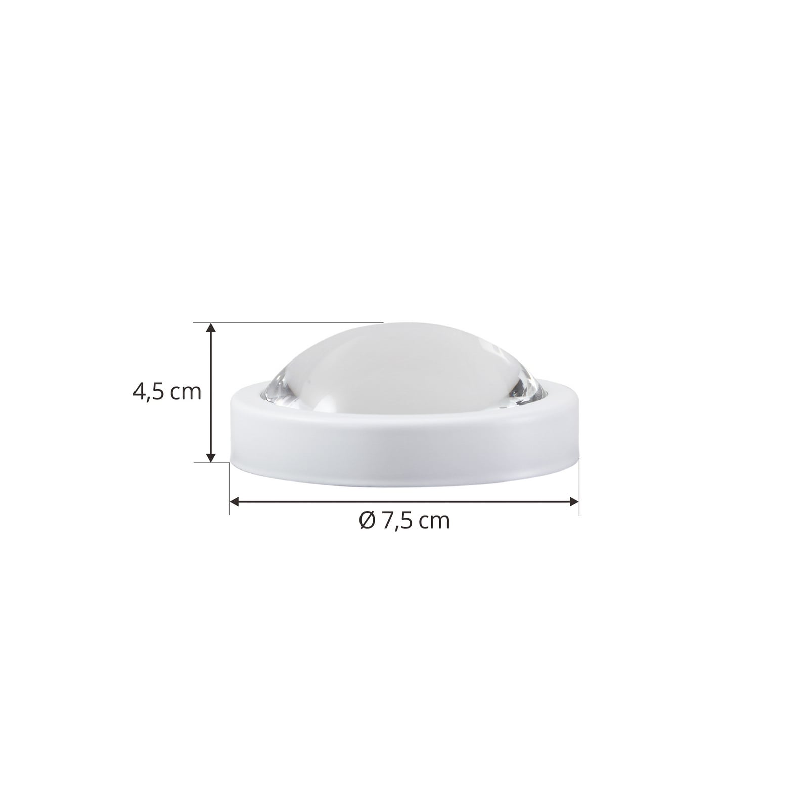 Żarówka LED Lindby, GX53 4,8 W, 3000 K, biała, Ø 7,5 cm