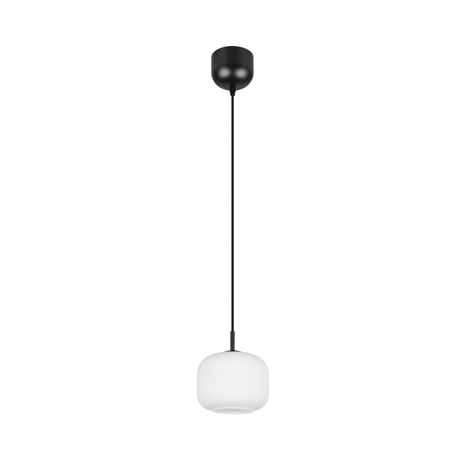 Hanglamp Signe, Ø 15 cm, wit, glas, E14